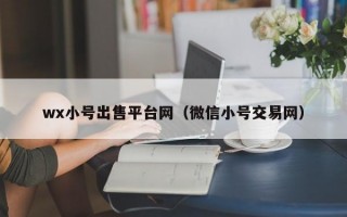 wx小号出售平台网（微信小号交易网）