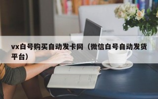 vx白号购买自动发卡网（微信白号自动发货平台）