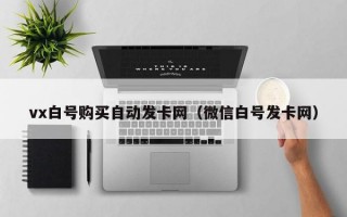 vx白号购买自动发卡网（微信白号发卡网）