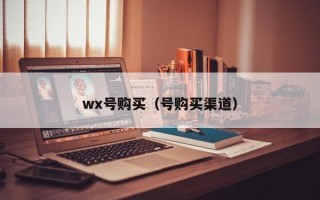 wx号购买（号购买渠道）